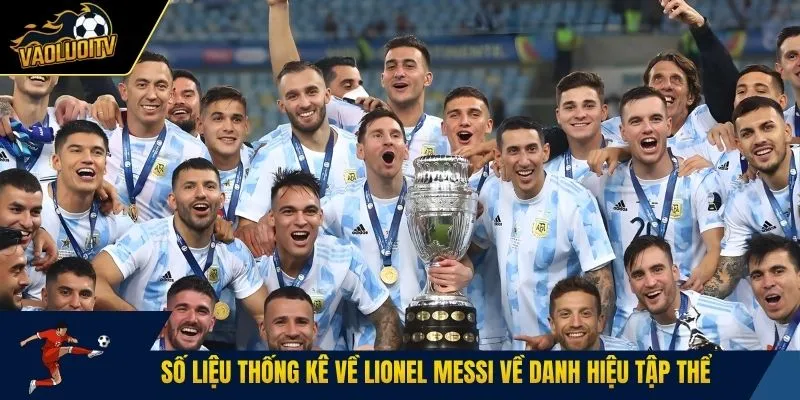 Số liệu thống kê về Lionel Messi về danh hiệu tập thể