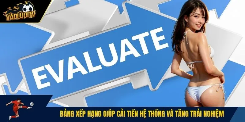 Bảng xếp hạng giúp cải tiến hệ thống và tăng trải nghiệm